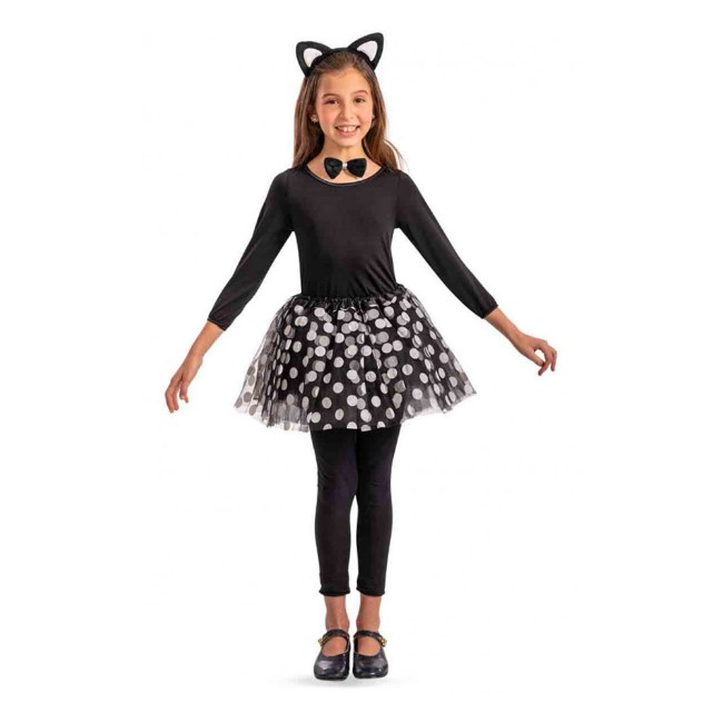 Carnival Toys Set Gattina Gonna Cerchietto e Papillon 