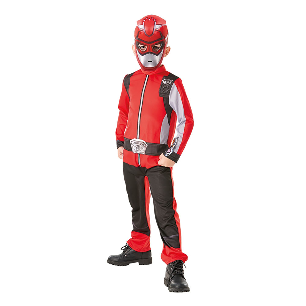 Paniate - Rubie's Costume Red Power Ranger Beast Morpher Classic Taglia S