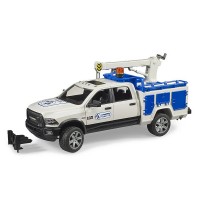 Bruder RAM 2500 Service Truck con Gru e Lampeggiante 02509