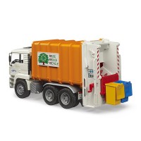 Bruder Camion dei Rifiuti a Caricamento Posteriore MAN TGA 02772