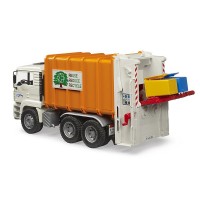 Bruder Camion dei Rifiuti a Caricamento Posteriore MAN TGA 02772