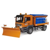 Bruder Camion Spargisale MAN TGS con Pala Spazzaneve 03785