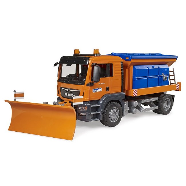 Bruder Camion Spargisale MAN TGS con Pala Spazzaneve 03785
