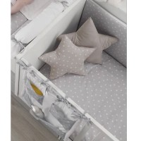 Erbesi Set Easy 2 Cuscini a Stella - Bianco/Tortora