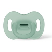 Suavinex Succhietto Colour Essence in Silicone con Tettarella Simmetrica SX Pro per Bambini 6-18 mesi - Verde Lago