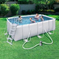 Piscina Rettangolare Power Steel 56456 - 412x201x122cm