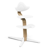 Stokke Sedia Evolutiva Nomi funzione Sdraietta, Seggiolone Pappa, Sedia Bambino - dalla nascita - Rovere e Bianco