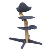 Stokke Sedia Evolutiva Nomi funzione Sdraietta, Seggiolone Pappa, Sedia Bambino - dalla nascita - Rovere e Navy