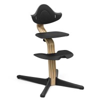 Stokke Sedia Evolutiva Nomi funzione Sdraietta, Seggiolone Pappa, Sedia Bambino - dalla nascita - Rovere e Nero