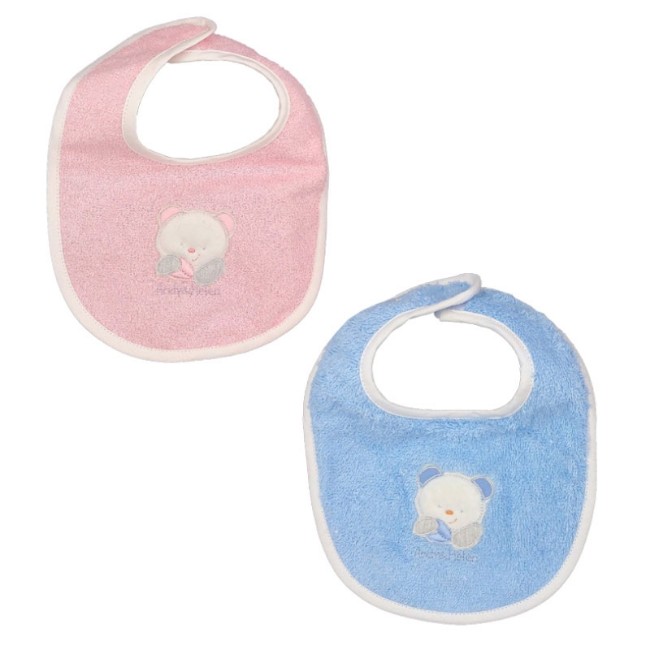 Andy&Helen Bavaglio Piccolo Ricamato con Velcro