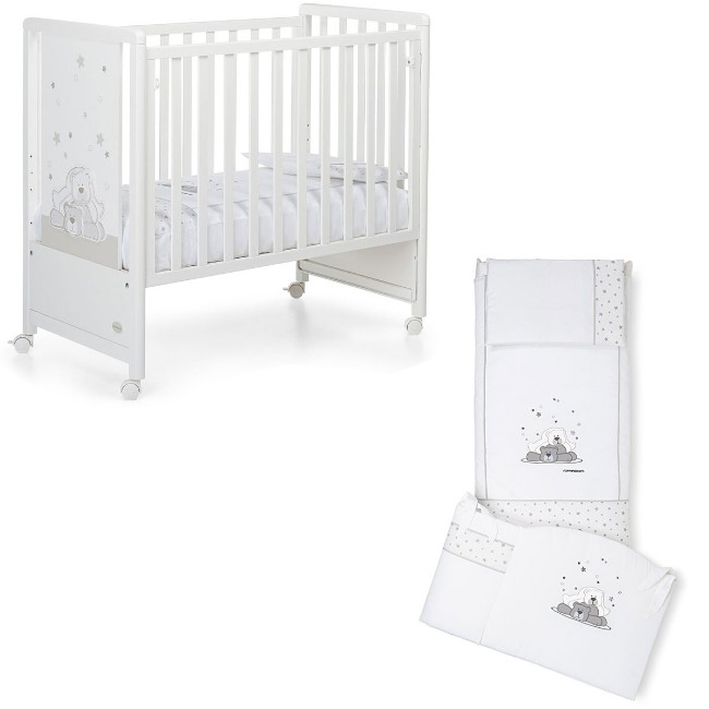 Lettino Culla Foppapedretti Pikkoletto - Con Sponda Abbassabile, Grigio, Con Materasso Incluso - Foto 13