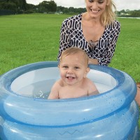 Bestway Piscina Baby Kiddie Pool con Fondo Gonfiabile 51033