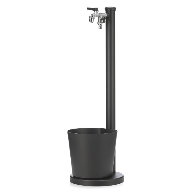Belfer Fontana in Metallo con Vaschetta in Alluminio, 42SRV Antracite