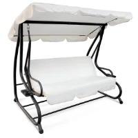 Dondolo 3 Posti Trasformabile in Letto 200 x 120 x 164 cm