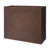 Euro3Plast Vaso Cassetta Kube High  Ruggine 100 x 40 x 70 cm
