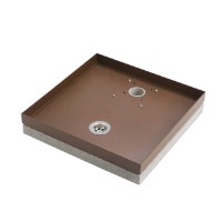 Belfer Base Portaciottolo Universale completa di Vaschetta 42/BSE/10 Ruggine