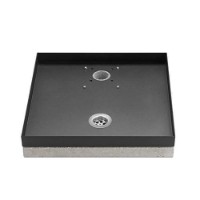 Belfer Base Portaciottolo Universale completa di Vaschetta 42/BSE/10 Antracite