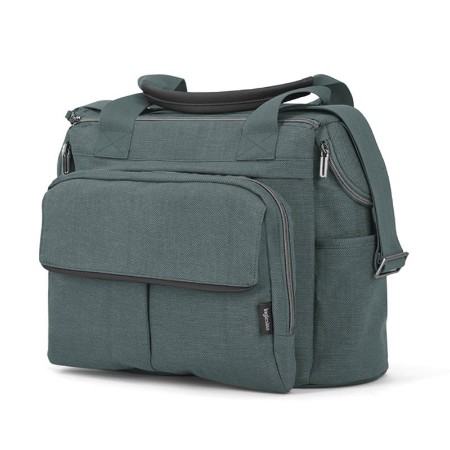 Inglesina Borsa Aptica Dual Bag con Pochette Fasciatoio, Porta Pappa e Biberon - Emerald Green