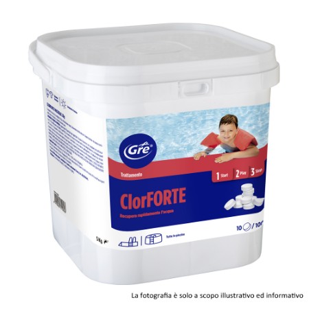 Gre Cloro Forte Pastiglie 30g 5Kg 76099L