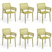 Set 4 Poltroncine da esterno Doga Armchair Pera di Nardi