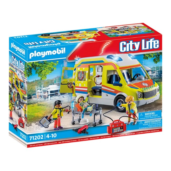 Playmobil Ambulanza con Luci e Suoni 71202