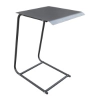 aTe Casa Tavolo Basso Easy in Acciaio H62 cm Antracite