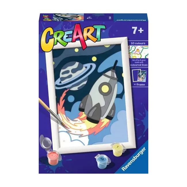 Ravensburger CreArt Chiens Retriever – Peinture Par Numéros – Kit Créatif Enfants Dès 7 Ans – 28931