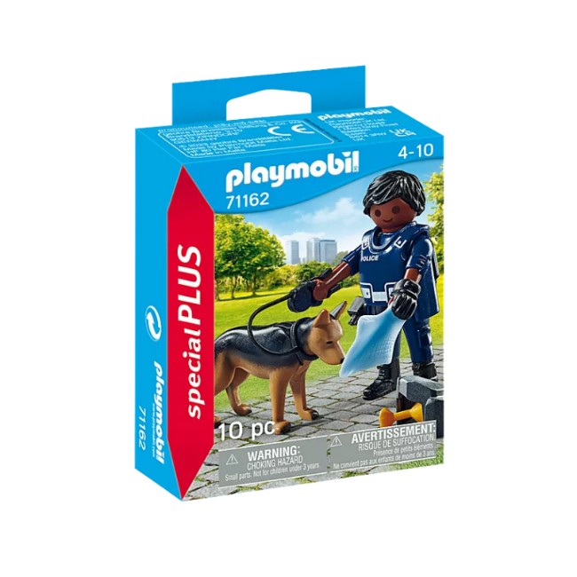 Playmobil Agente con Cane Poliziotto 71162