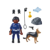 Playmobil Agente con Cane Poliziotto 71162