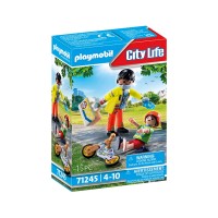 Playmobil Paramedico con Bambino 71245