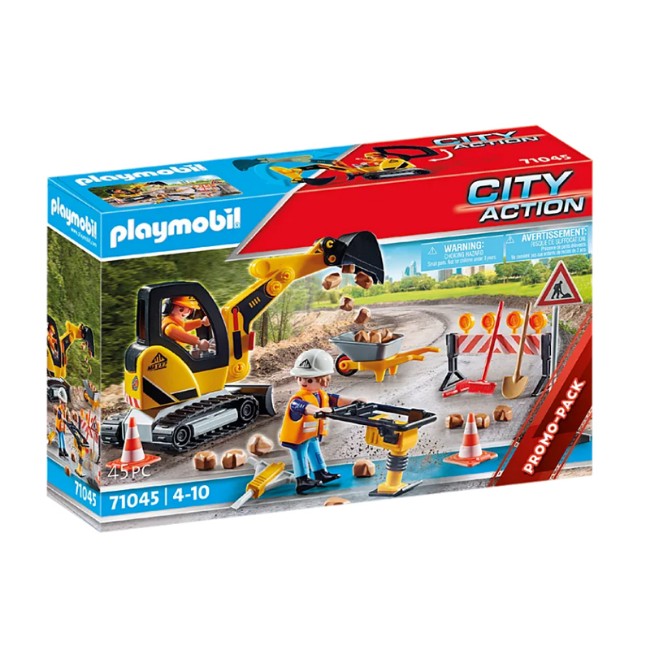 Paniate Playmobil Cantiere Stradale 71045