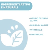 Chicco Pasta Lenitiva 4in1 Natural Sensation con Pantenolo e Ossido di Zinco, 100ml