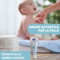 Chicco Pasta Lenitiva 4in1 Natural Sensation con Pantenolo e Ossido di Zinco, 100ml