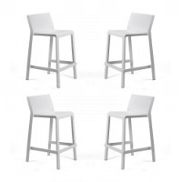 Nardi Set da 4 Sgabelli impilabili Trill Mini in resina