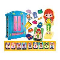Lisciani Giochi Montessori Legno Fashion Doll