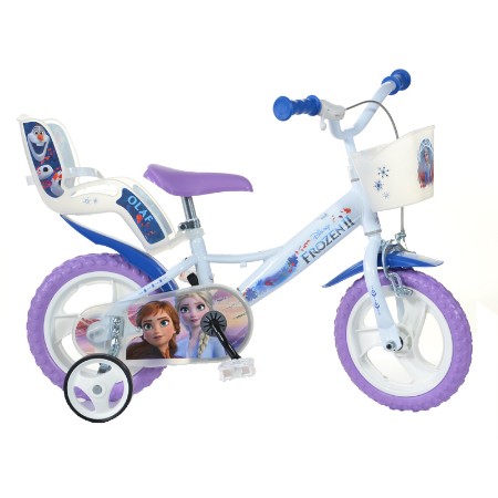 Dino Bikes Bicicletta Disney Frozen 2 da 12 Pollici con Rotelle