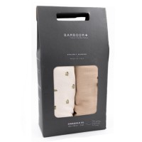 	Bamboom 2Pack Swaddle XL in bambù organico, 120x120cm - Pinguins e Camel