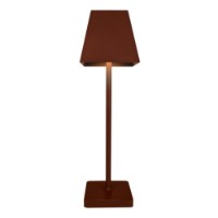 Lampada da Tavolo Allegra ricaricabile h37 cm corten