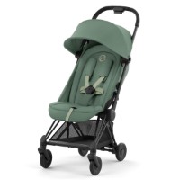 Cybex Passeggino Leggero Coya Telaio Matt Black, Modulabile con Chiusura Compatta - max 22kg - Leaf Green