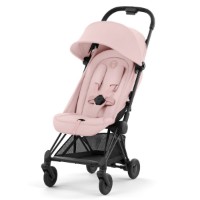 Cybex Passeggino Leggero Coya Telaio Matt Black, Modulabile con Chiusura Compatta - max 22kg - Peach Pink