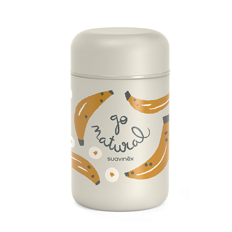 Thermos doppio strato in bambù e acciaio inossidabile con infusore