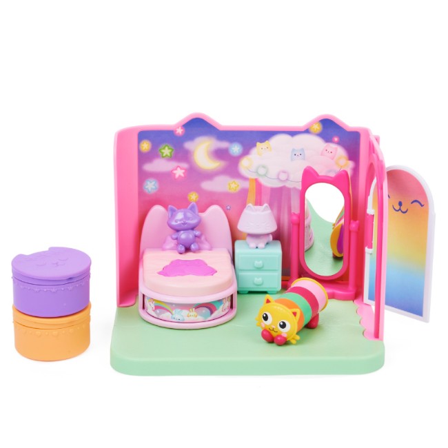 Paniate - Spin Master Gabby Dollhouse Playset della Casa - Camera da Letto
