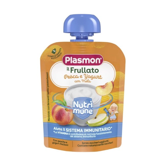 Plasmon Nutrimene Frullato Pesca e Yogurt con Mela - 85gr