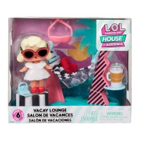 LOL Surprise Furniture Playset With Doll - Leading Baby + Vacay Lounge