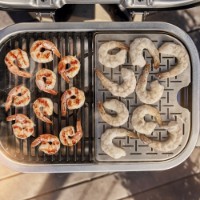 barbecue elettrico weber lumin compact con stand a corrente 73x56xh91cm con griglia in ghisa smaltata temperatura massima 315°C