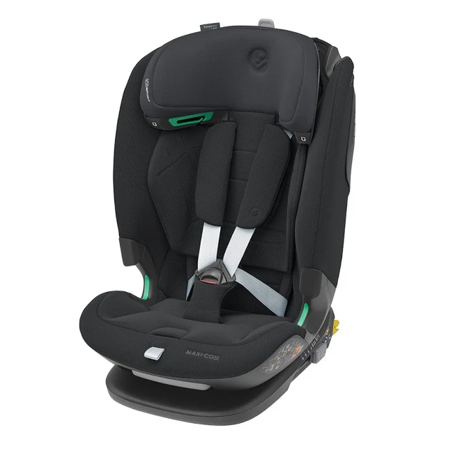 Maxi-Cosi Seggiolino Auto Titan Pro i-Size Isofix con Pannelli Traspiranti e Protezione dagli Impatti, da 15 mesi a 12 anni - Authentic Graphite