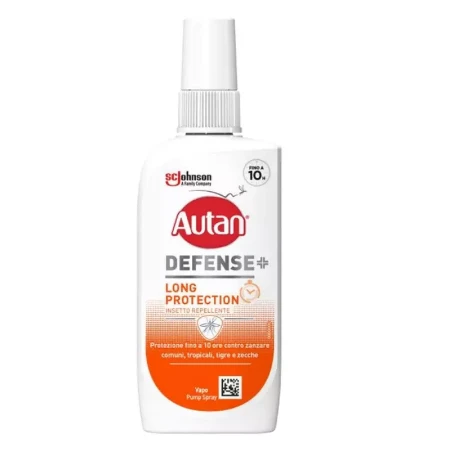 Autan Defense Long Protection con Zanzare e Zecche, 100ml - Protezione fino a 10 ore