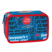 Astuccio Scuola Super Mario Ufficiale - Ovale, Con Zip, Tasca Interna, Per Bambini E Bambine