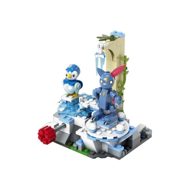 Pokemon Mega Pokemon Adventure Builder Piplup e Sneasel