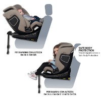 Foppapedretti Seggiolino Auto FP360 i-Size con Seduta Isofix Girevole